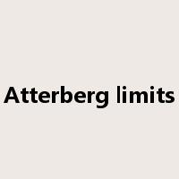 Atterberg limits是什么意思