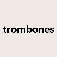 trombones是什么意思