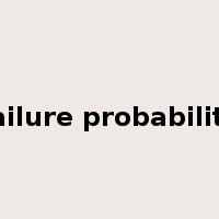 failure probability是什么意思