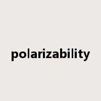 polarizability是什么意思