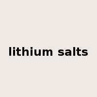 lithium salts是什么意思