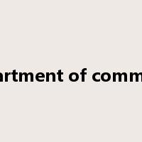 department of commerce是什么意思