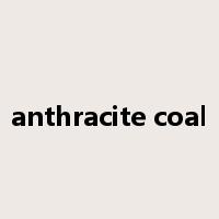 anthracite coal是什么意思