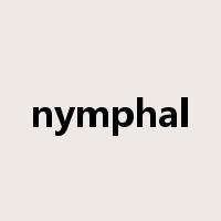 nymphal是什么意思