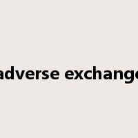 adverse exchange是什么意思