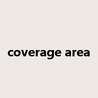 coverage area是什么意思