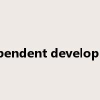 independent development是什么意思