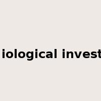 epidemiological investigation是什么意思