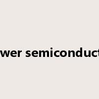 power semiconductor是什么意思