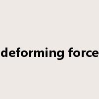 deforming force是什么意思