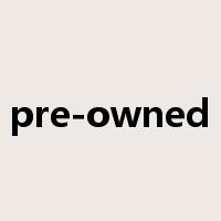 pre-owned是什么意思