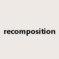recomposition是什么意思
