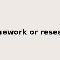 homework or research是什么意思