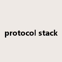 protocol stack是什么意思