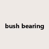 bush bearing是什么意思
