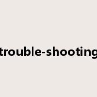 trouble-shooting是什么意思