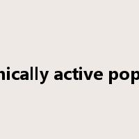 economically active population是什么意思