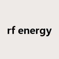 rf energy是什么意思