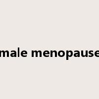male menopause是什么意思