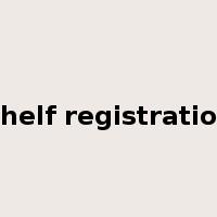 Shelf registration是什么意思