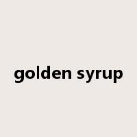 golden syrup是什么意思
