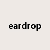 eardrop是什么意思