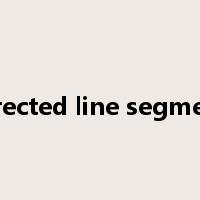 directed line segment是什么意思