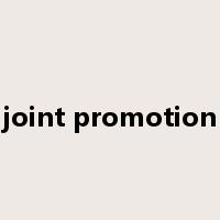 joint promotion是什么意思