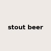 stout beer是什么意思
