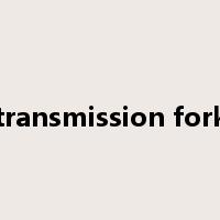transmission fork是什么意思