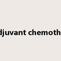 neoadjuvant chemotherapy是什么意思