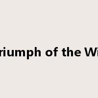 Triumph of the Will是什么意思