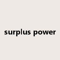 surplus power是什么意思