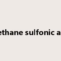 methane sulfonic acid是什么意思
