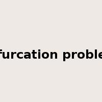 bifurcation problem是什么意思
