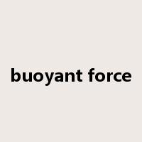 buoyant force是什么意思