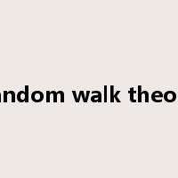 random walk theory是什么意思