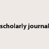 scholarly journal是什么意思