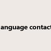 language contact是什么意思