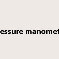 pressure manometer是什么意思