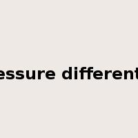 pressure differential是什么意思