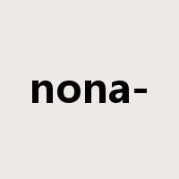 nona-是什么意思
