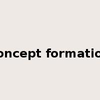 concept formation是什么意思