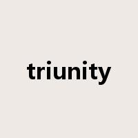 triunity是什么意思
