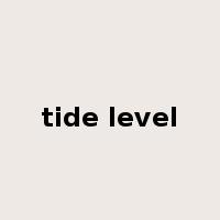 tide level是什么意思
