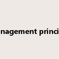 management principle是什么意思