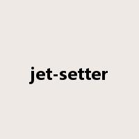 jet-setter是什么意思