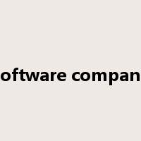 software company是什么意思