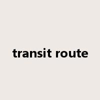transit route是什么意思