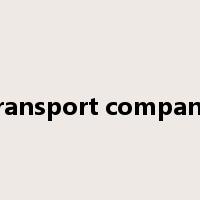 transport company是什么意思